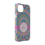 Bohemian Art iPhone Case - Plastic - iPhone 14 Pro (Personalized)