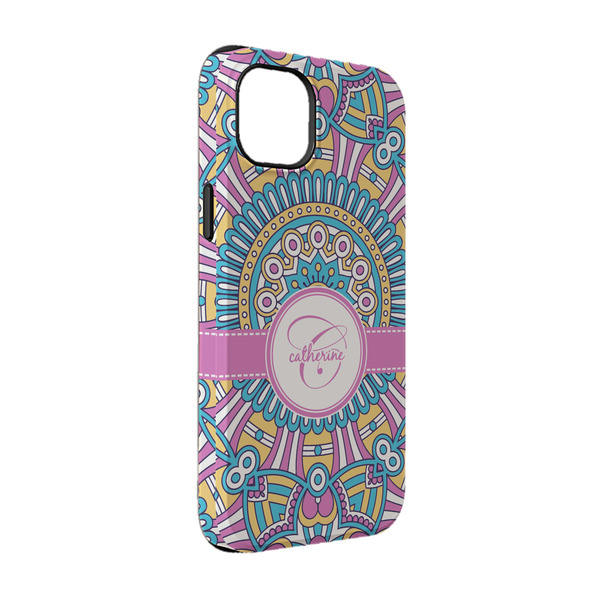 Custom Bohemian Art iPhone Case - Rubber Lined - iPhone 14 (Personalized)