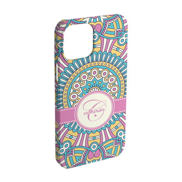 Custom Bohemian Art iPhone Case - Plastic - iPhone 15 (Personalized)