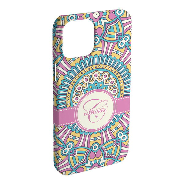 Custom Bohemian Art iPhone Case - Plastic - iPhone 15 Plus (Personalized)