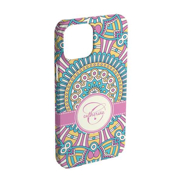 Custom Bohemian Art iPhone Case - Plastic - iPhone 15 Pro (Personalized)