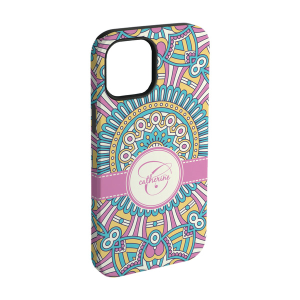 Custom Bohemian Art iPhone Case - Rubber Lined - iPhone 15 (Personalized)