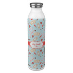 Nurse 20oz Stainless Steel Water Bottle - Full Print (Personalized)