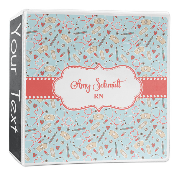 Custom Nurse 3-Ring Binder - 2 inch (Personalized)