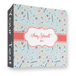 Nurse 3 Ring Binder - Full Wrap - 3" (Personalized)