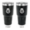 Nurse 30 oz Stainless Steel Ringneck Tumblers - Black - Double Sided - APPROVAL