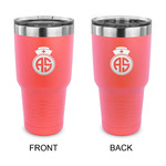 Nurse 30 oz Stainless Steel Tumbler - Coral - Double Sided (Personalized)