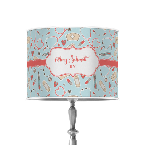 Custom Nurse 8" Drum Lamp Shade - Poly-film (Personalized)