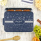 Nurse Aluminum Baking Pan - Navy Lid - LIFESTYLE