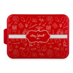 Nurse Aluminum Baking Pan with Red Lid (Personalized)