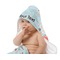 Nurse Baby Hooded Towel on Child