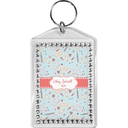 Nurse Bling Keychain (Personalized)