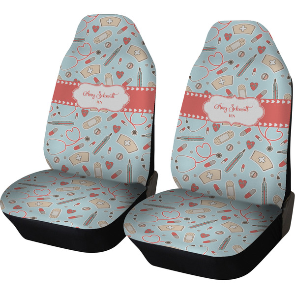 Custom Nurse Car Seat Covers (Set of Two) (Personalized)