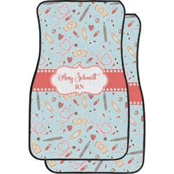 Nurse Car Floor Mats (Front Seat) (Personalized)