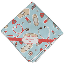 Nurse Cloth Dinner Napkin - Single w/ Name or Text