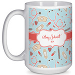 Nurse 15 Oz Coffee Mug - White (Personalized)