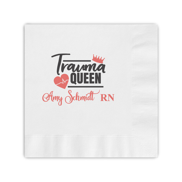 Custom Nurse Coined Cocktail Napkins (Personalized)