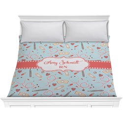 Nurse Comforter - King (Personalized)