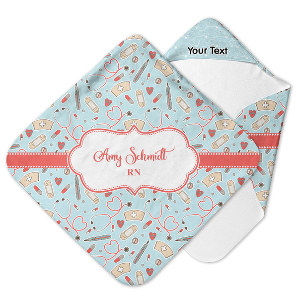 Custom Nurse Hooded Baby Towel (Personalized)