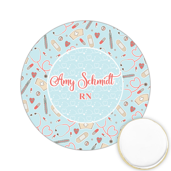 Custom Nurse Printed Cookie Topper - 2.15" (Personalized)