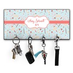 Nurse Key Hanger w/ 4 Hooks w/ Name or Text