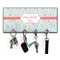 Nurse Key Hanger w/ 4 Hooks & Keys