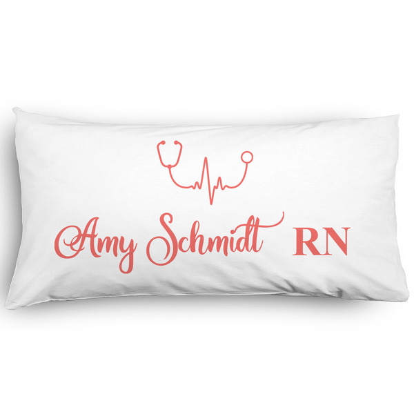 Custom Nurse Pillow Case - King - Graphic (Personalized)