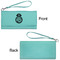 Nurse Ladies Wallets - Faux Leather - Teal - Front & Back View