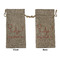 Nurse Large Burlap Gift Bags - Front & Back