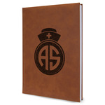 Nurse Leather Sketchbook - Large - Single Sided (Personalized)