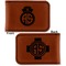 Nurse Leatherette Magnetic Money Clip - Front and Back