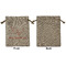 Nurse Medium Burlap Gift Bag - Front Approval