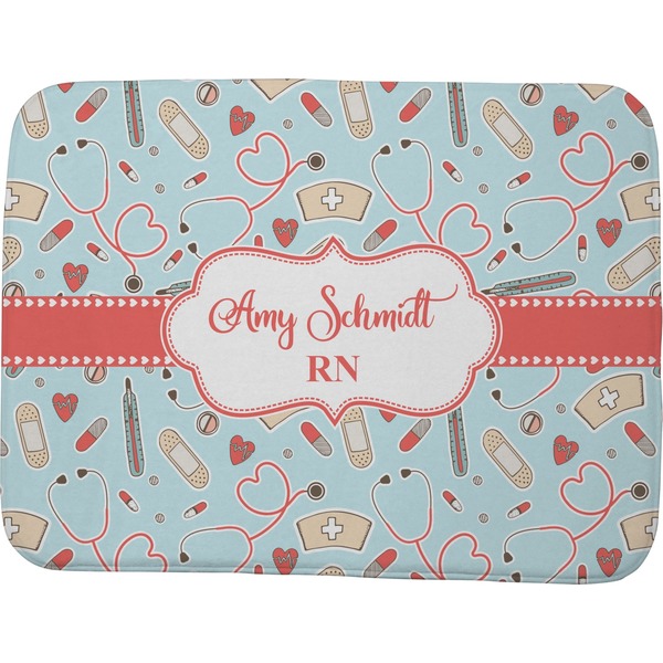 Custom Nurse Memory Foam Bath Mat - 48"x36" (Personalized)