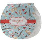 Nurse Burp Pad - Velour w/ Name or Text