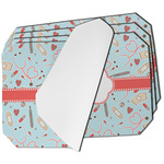 Nurse Dining Table Mat - Octagon - Set of 4 (Single-Sided) w/ Name or Text