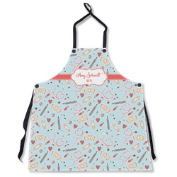 Nurse Apron Without Pockets w/ Name or Text