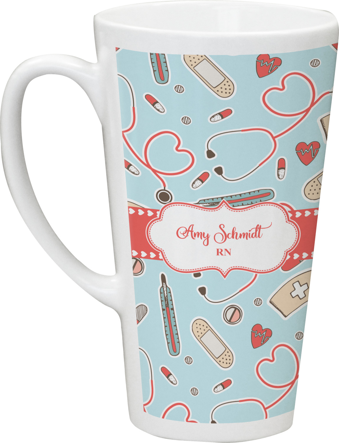 Nurse Latte Mug (Personalized) - YouCustomizeIt