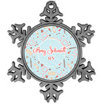 Nurse Vintage Snowflake Ornament (Personalized)