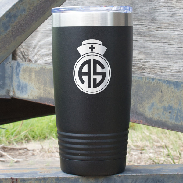 Custom Nurse 20 oz Stainless Steel Tumbler (Personalized)