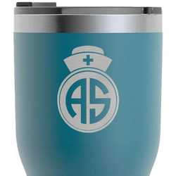 Nurse RTIC Tumbler - Dark Teal - Laser Engraved - Double-Sided (Personalized)