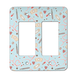 Nurse Rocker Style Light Switch Cover - Two Switch