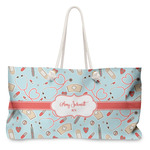 Nurse Large Tote Bag with Rope Handles (Personalized)