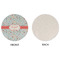 Nurse Round Linen Placemats - APPROVAL (single sided)