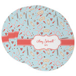 Nurse Round Paper Coasters w/ Name or Text