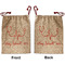 Nurse Santa Bag - Front and Back