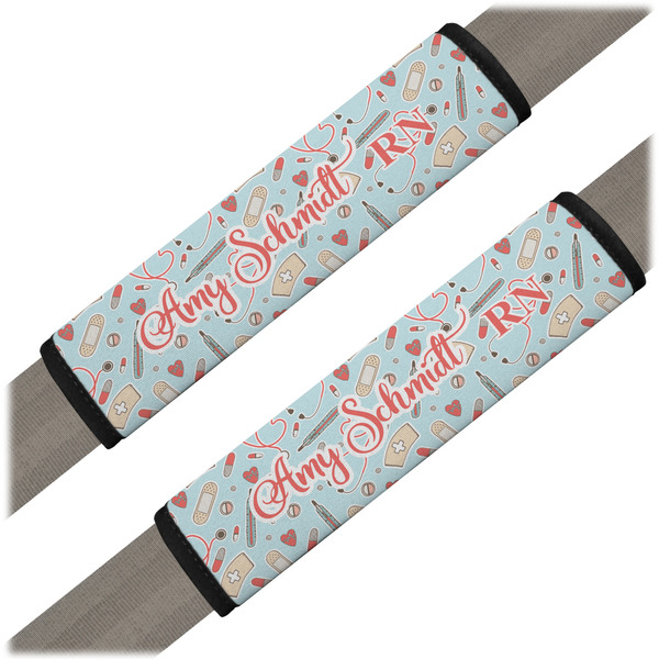 Custom Nurse Seat Belt Covers (Set of 2) (Personalized)