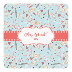 Nurse Square Decal - XLarge (Personalized)