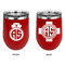 Nurse Stainless Wine Tumblers - Red - Double Sided - Approval