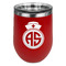 Nurse Stainless Wine Tumblers - Red - Double Sided - Front