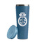 Nurse Steel Blue RTIC Everyday Tumbler - 28 oz. - Lid Off